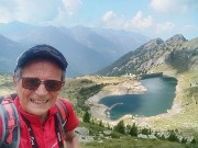 Lago Pescegallo da Ca’ San Marco con Monte Ponteranica-21ag23